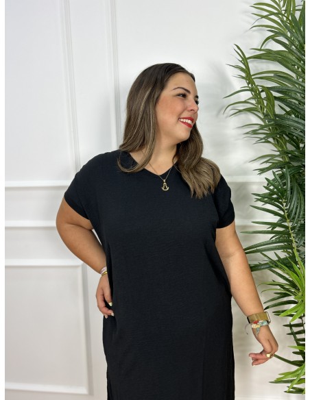 Vestido largo fluido